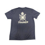 Shirt: Trainer Tee Shirt (Short Sleeve) Navy/White