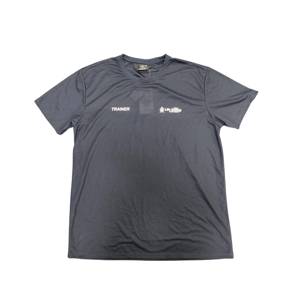 Shirt: Trainer Tee Shirt (Short Sleeve) Navy/White