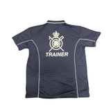 Shirt: Trainer Polo (3 Button) Navy/White