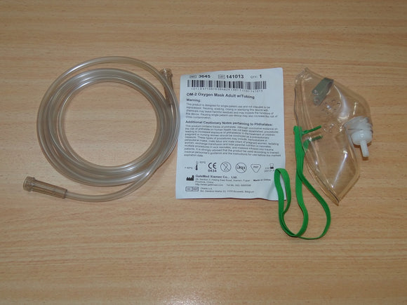 Oxygen Therapy: Mask & Tube - Adult
