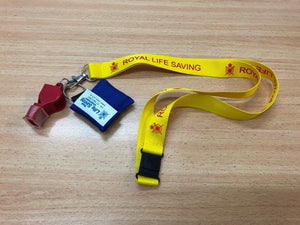 Lifeguard Lanyard Combo (incl Whistle & CPR Mask)