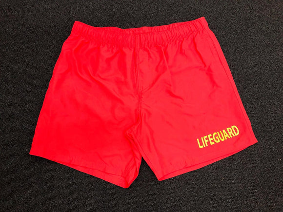Lifeguard Shorts (basic style in red) – The Life Saving Shop