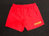 Lifeguard Shorts (basic style in red)